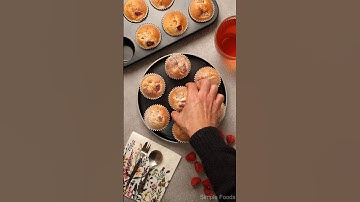 Easy Raspberry Muffins | Simple, Delicious, and Ready in 20 Minutes! #cooking #muffins #recipe