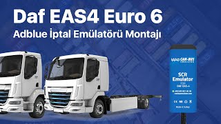 Daf EAS4 Euro 6 Adblue İptal Emülatörü Montajı Resimi