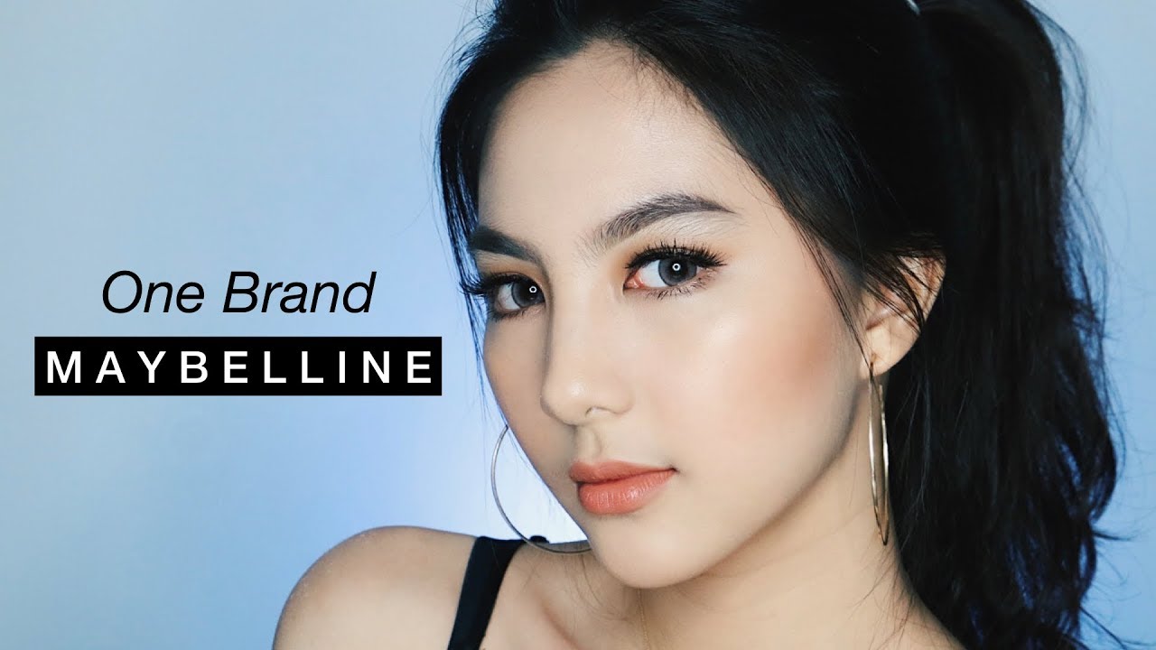 ONE BRAND MAYBELLINE Easy Glowing Bronze Makeup Tutorial YouTube