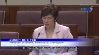 MPs welcome first woman Speaker, Halimah Yacob - 14Jan2013