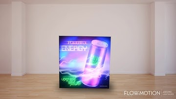 Animated Light Box Video Energy Drink