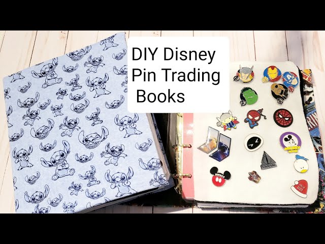 DIY Disney Pin Trading Books/Easy and inexpensive 