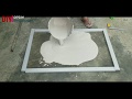 smart idea how to make a gypsum tile at any floor        DIY GYPSUM & GYPSUM BOARD