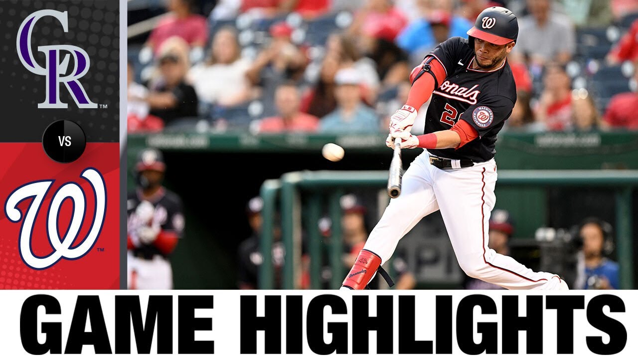 Rockies vs. Nationals Game Highlights (5/26/22) | MLB Highlights