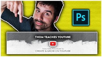 How to Create A PRO YOUTUBE BANNER in Photoshop CC!