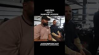 Jake Paul Meets Rampage Jackson