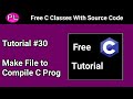 How to create make file for C | How to create make file in VS Code | Free C Programming Tutorial