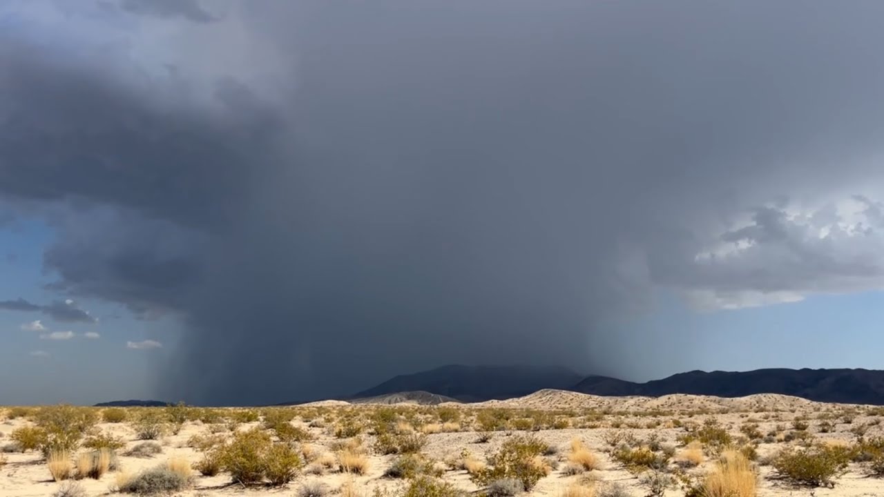 Chasing the Monsoon ⛈️💨🤠 Severe Thunderstorm Twentynine Palms, CA ...