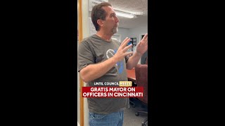 Gratis, Ohio mayor, Kevin Johnson, responds when asked about police activity in Cincinnati claimi...