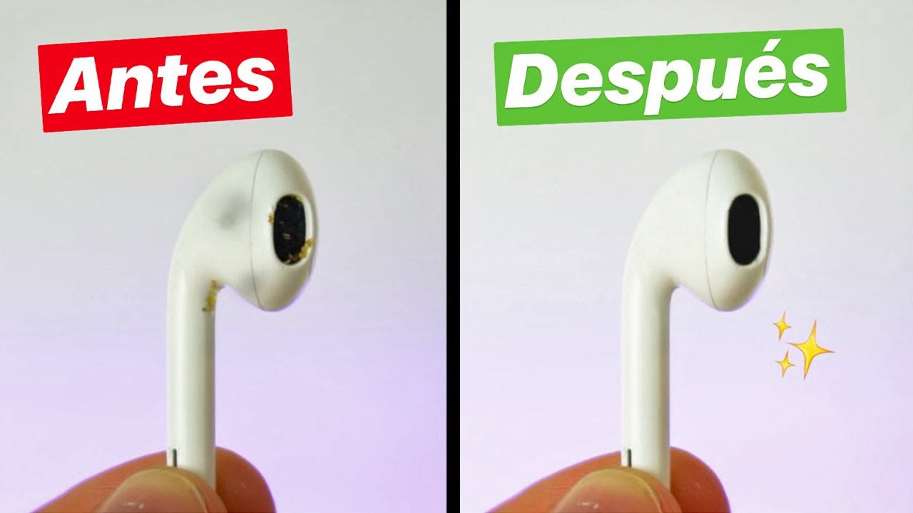 Cómo LIMPIAR AIRPODS o EARPODS para iPhone, iPad 