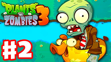 Plants vs. Zombies 3 - Gameplay Walkthrough Part 2 - Ducky Tube Zombies in the Water!