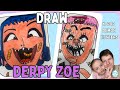 How to Draw Derpy Zoe 😈 | Cute Face Drawing for Kids