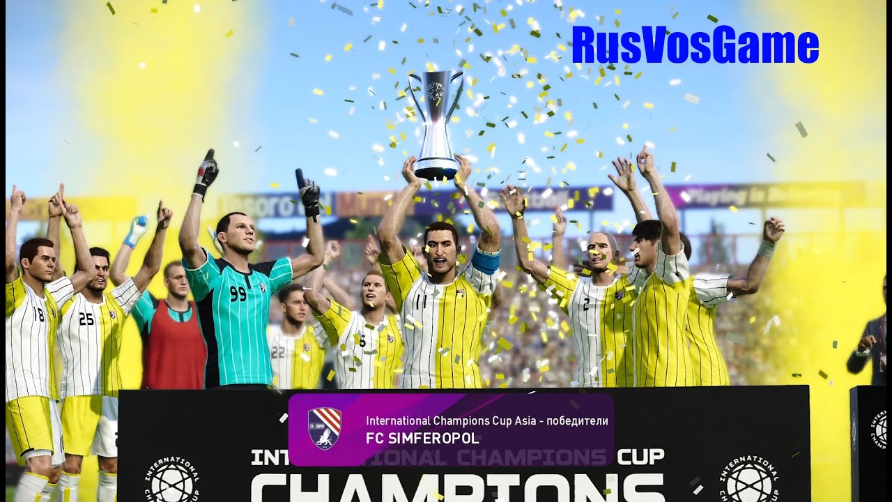 PES 2020 PSG 0 3 FC Simferopol International Champions Cup Asia YouTube