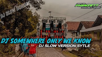 DJ VIRAL TIKTOK SLOW VERSION || DJ SOMEWHERE ONLY WE KNOW