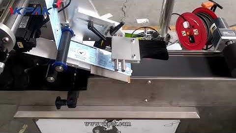 Automatic Bag Pouch Label Applicator Machine