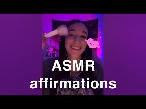 ASMR Loving and Uplifting Affirmations 💕