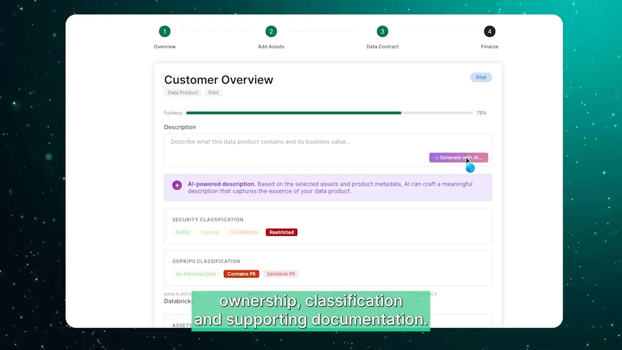 Dawiso Data Product Platform demo