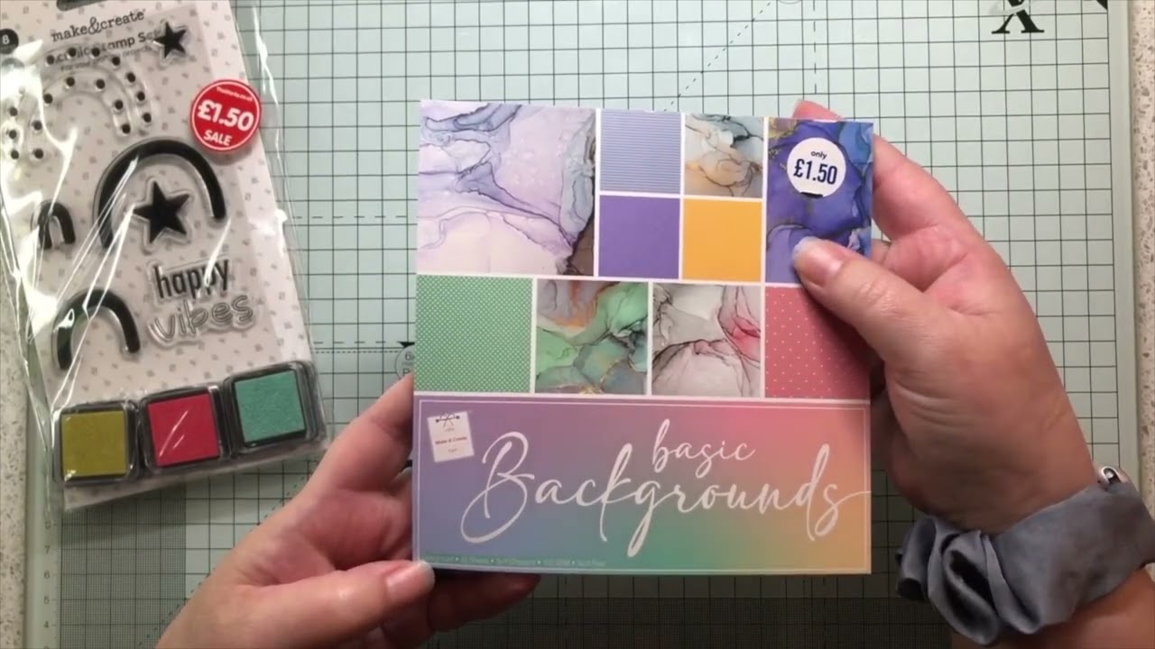 The Works what did I get? Rainbow Stamps and Marble Paper Pad