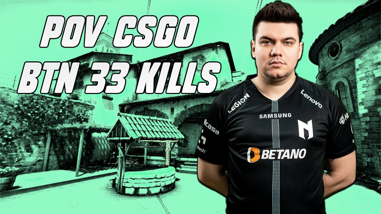 CSGO POV DEMO BTN | 33 KILLS vs Masonic - YouTube