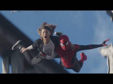 【高画質】スパイダーマン　ノーウェイホーム　MJとのスウィング　字幕あり