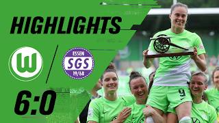 Pajor mit Hattrick zum Abschied  | Highlights | VfL Wolfsburg  SGS Essen 6:0