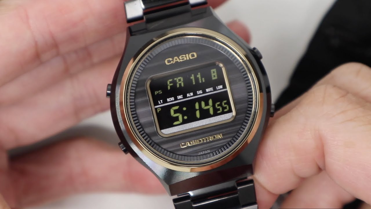 Casio Watch 50th Anniversary Casiotron Trn50ze-1a - YouTube