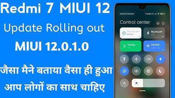 Redmi 7 MIUI 12 update | redmi 7 MIUI 12 update rolling out | Redmi 7 New update miui 12 update