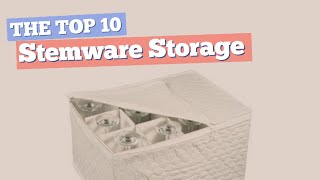 Stemware Storage Cases // The Top 10 Best Sellers 2017 Click the circle and get more storage option ideas.