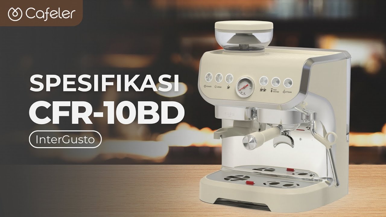 Spesifikasi Mesin Espresso InterGusto CFR-10BD Cafeler