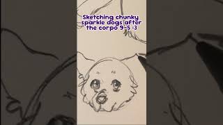 Doodling some sparkledogs yay #sparkledogs #sketching #vtuber