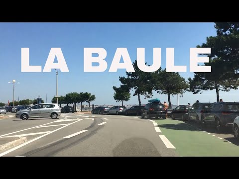 La Baule-Escoublac Centre 4K- Driving- French region
