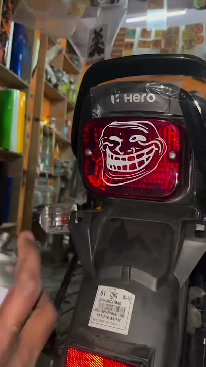 Latest Trending Hero Honda Splendor / Hf Deluxe Bike Light Modification #shorts