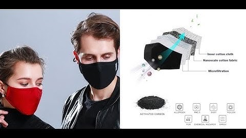 Cotton PM2.5 Black mouth Mask anti dust mask Activated carbon filter Windproof Mouth muffle