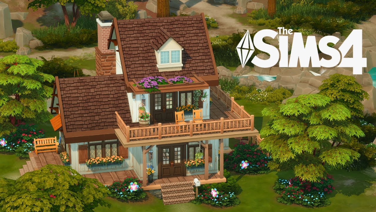 SUMMER COTTAGE | No CC | Sims 4 | SPEED BUILD - YouTube