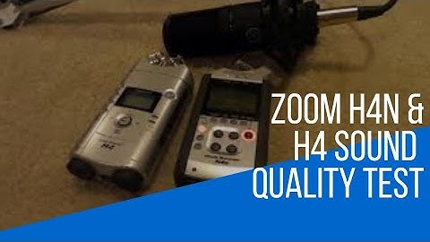 Sound quality test for Zoom H4 and H4N full review