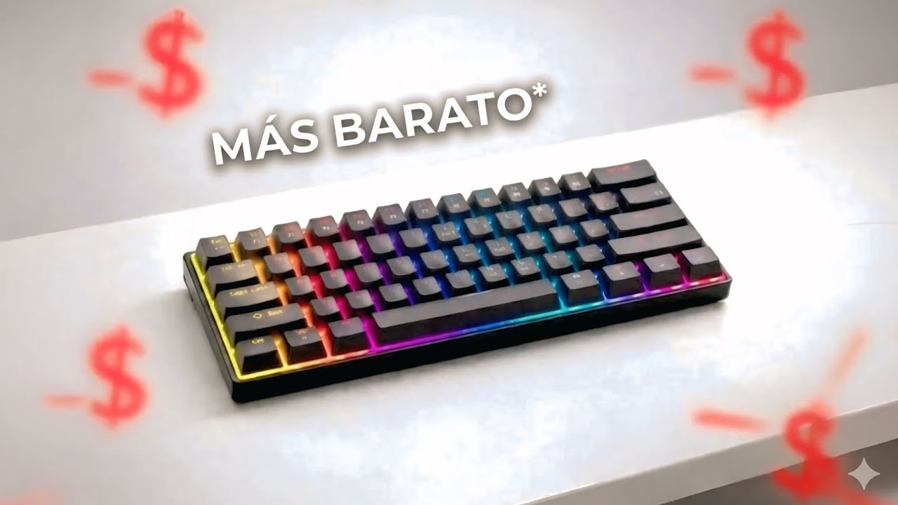 Este es el teclado MÁS BARATO de TikTok ($10)