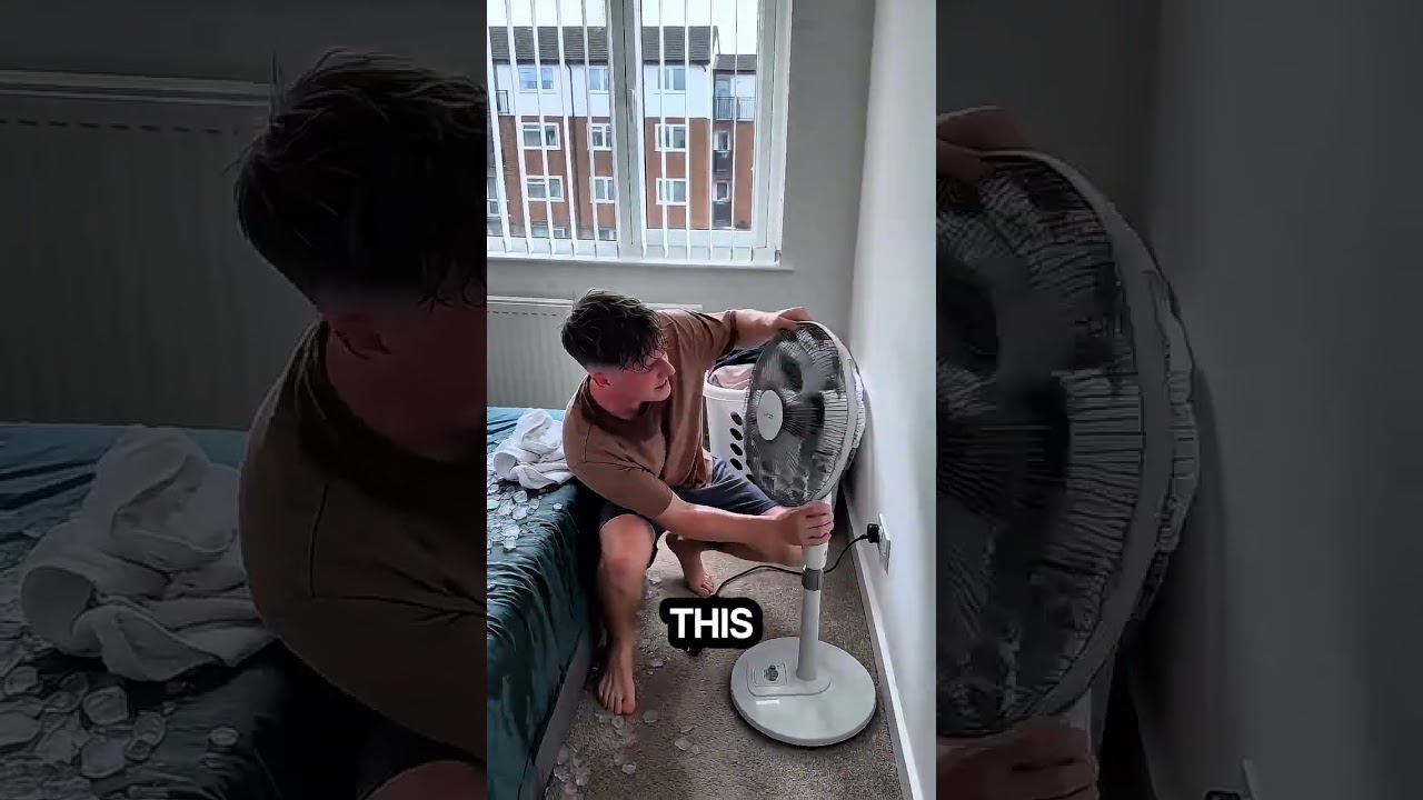 #FYPUK #SmallFlatLiving #RentalFriendlyHome #fan #viral #conditioner #shorts #usa