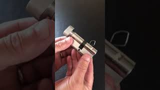 752. Asec UPVC door thumb turn euro cylinder lock easily opened in seconds using a bypass wire 