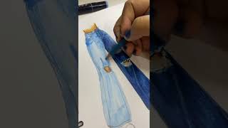 Pintando Jeans Com Lápis De Cor