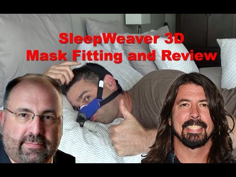 Circadiance SleepWeaver 3D All Cloth CPAP Mask Fitting and Review. Prevent Skin Irritation