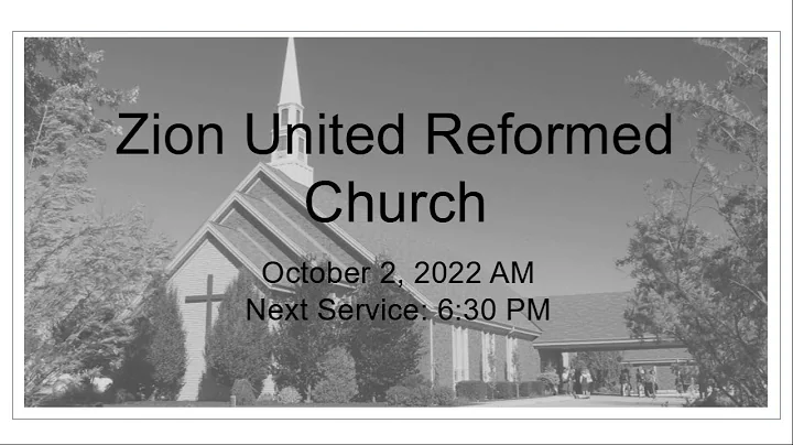 October 2, 2022 AM - John 1:19-28 - Rev A. Bezuyen