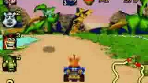 GBZ Gameplay - Crash Nitro Kart (GBA)