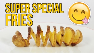 SUPER SPECIAL FRIES | Spiral Poteto - FOOD LIFE HACK