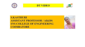 DT VIDEO | PRODUCT DESIGN AND DEVELOPMENT | SNS INSTITUTIONS