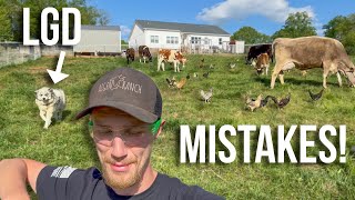 We almost messed up our livestock guardian dogs!