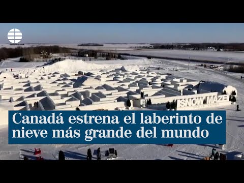 Vídeo: Laberinto De Nieve Más Grande Del Mundo