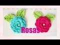 Cómo hacer ROSAS A CROCHET