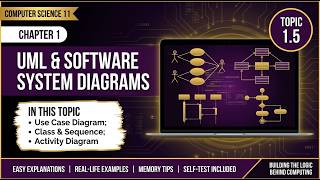 UML & Software System Diagrams Class 11 | Chapter 1 Topic 1.5 | Computer Science Urdu