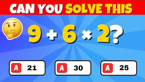 Can You Pass This Math Quiz 