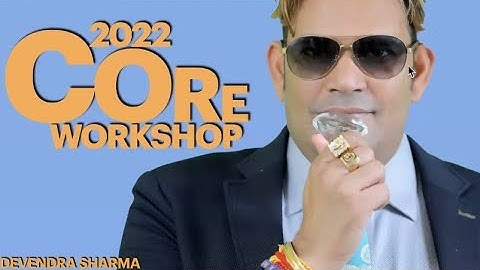 DIAMOND बनने के मंत्र  Day 1 ADVANCE CORE WORKSHOP ।  Mr Devendra Sharma जी । #formula1 for core in